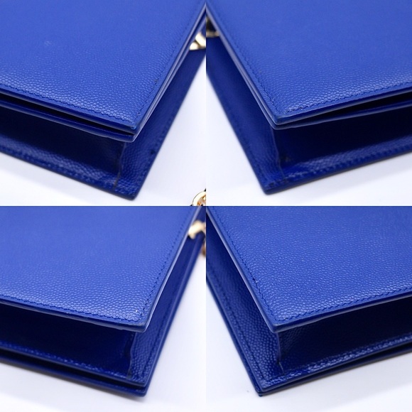 🍓YSL Monogram Flap Clutch in Grained Leather - Picture 5 of 16